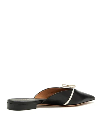 Ferragamo Giulye Mini Bow Leather Flat Mules In Multi