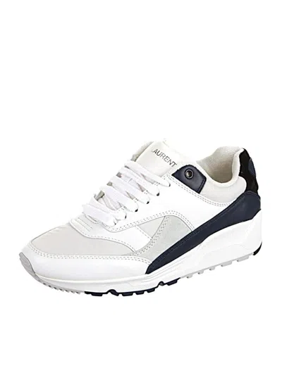 Saint Laurent Bump Low-top Sneakers In Blanc Optique