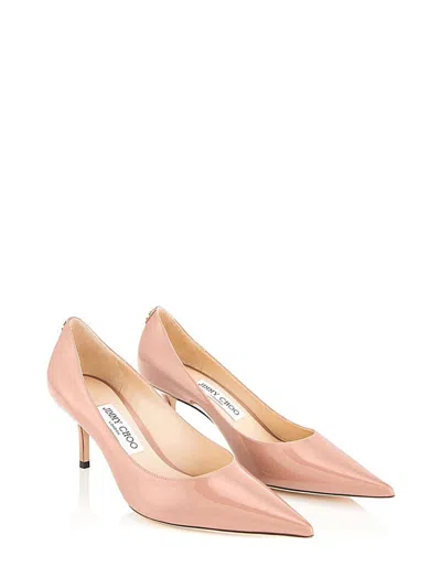 Jimmy Choo 85mm Pointed-toe Patent-leather Pumps In Pink