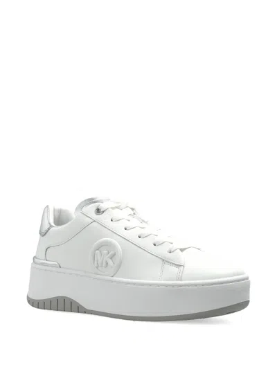 Michael Michael Kors Dottie Platform Sneakers In White