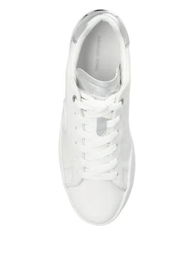 Michael Michael Kors Dottie Platform Sneakers In White