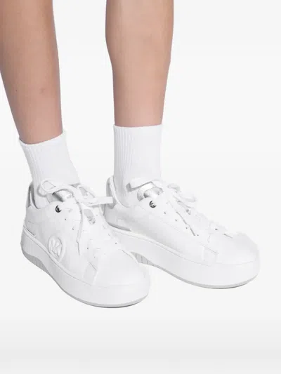 Michael Michael Kors Dottie Platform Sneakers In White