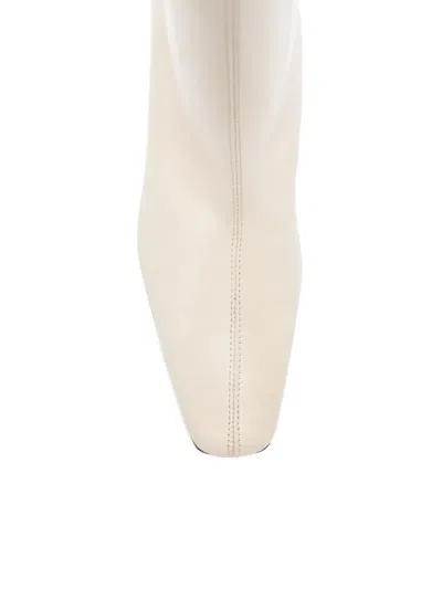 Castagna Sandy Textured Boots In White