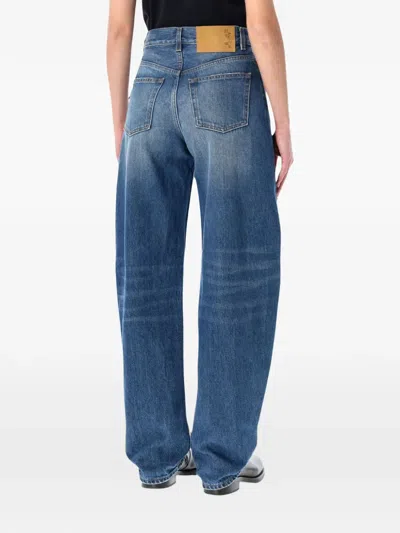 Haikure Women Blue Denim Jeans In Blue