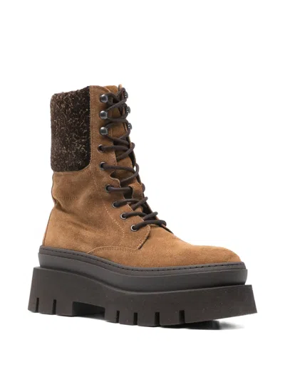 Copenhagen Cph 692 Combat Boots In Brown