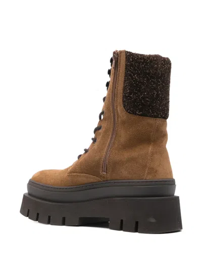 Copenhagen Cph 692 Combat Boots In Brown