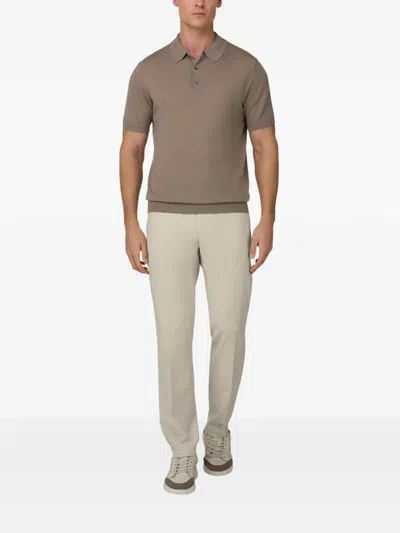 Boggi Milano Elasticated Technical Trousers In Multi