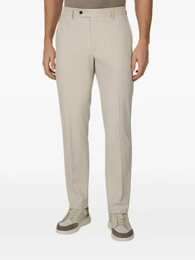 Boggi Milano Elasticated Technical Trousers In Multi