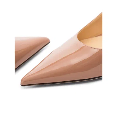 Jimmy Choo 85mm Pointed-toe Patent-leather Pumps In Pink