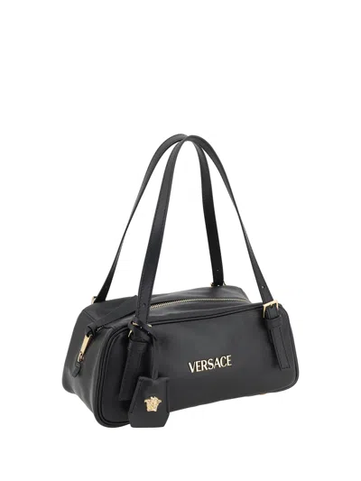 Versace Shoulder Bag In Black