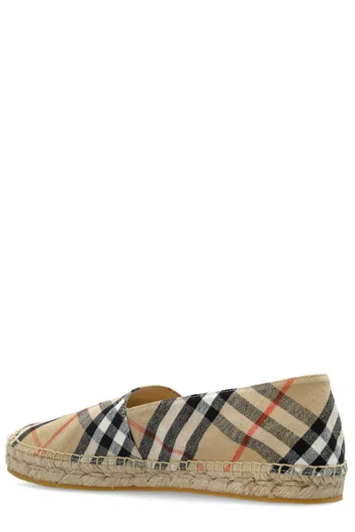 Burberry Women Embroidered Canvas Espadrilles In Multi
