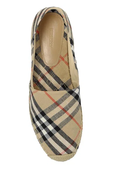 Burberry Women Embroidered Canvas Espadrilles In Multi