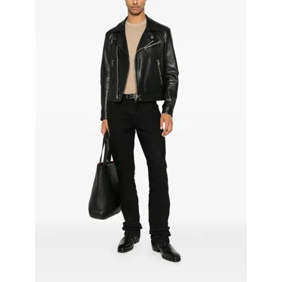 Tom Ford Crew Neck Short Sleeve T-shirt In Neutrals