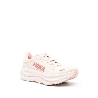 Hoka Bondi 9 Running Sneakers In Pink