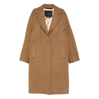 Max Mara Coat In Brown