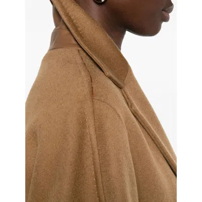 Max Mara Coat In Brown