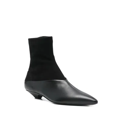 Sergio Rossi 30mm Pointed-toe Boots In Black