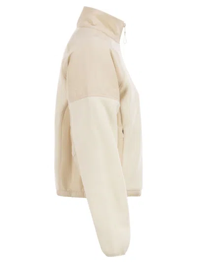 New Balance High Pile Fleece Jacket In Neutral