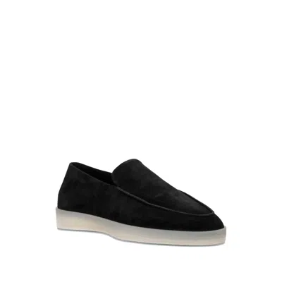 Fear Of God Suede Loafers With Rubber Sole And Round Toe In Black