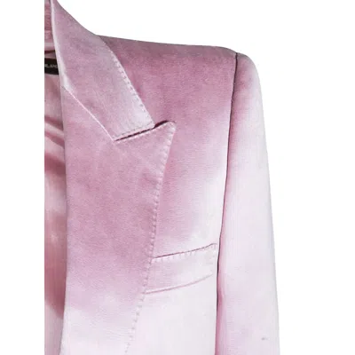 Tom Ford Single-button Blazer In Pink