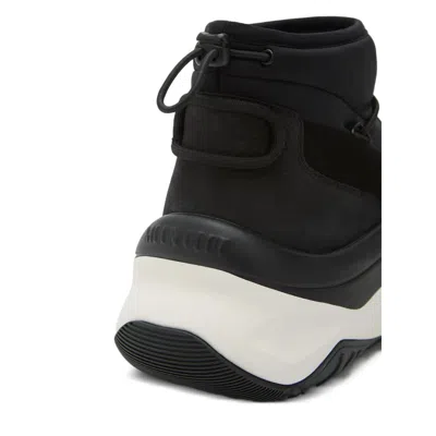 Moon Boot Sneaker With Zip Closure In Black