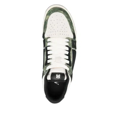 Amiri Camo Skel Lace-up Sneakers In Multi