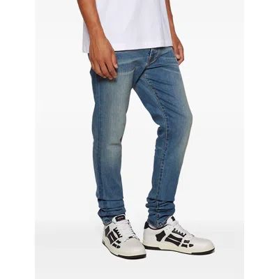 Amiri Top Low Skel Leather Sneakers In Animal Print