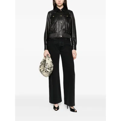 Max Mara Chest-pocket Button-fastening Jacket In Black