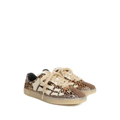 Amiri Leopard Pacific Bones Low-top Womans Sneakers In Multi