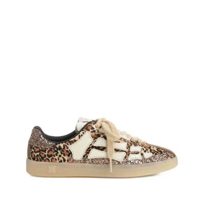 Amiri Leopard Pacific Bones Low-top Womans Sneakers In Multi
