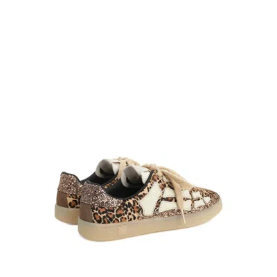 Amiri Leopard Pacific Bones Low-top Womans Sneakers In Multi