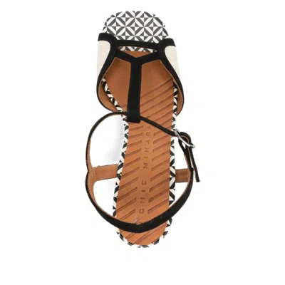 Chie Mihara Lipika T-strap Patterned Sandals