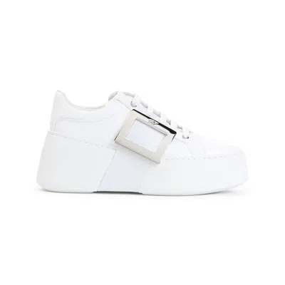 Roger Vivier High-top Sneakers With Extra Laces In White