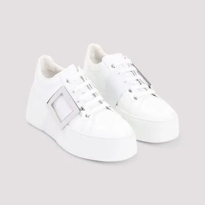Roger Vivier High-top Sneakers With Extra Laces In White