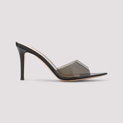 Gianvito Rossi Pointed Plexiglass Sandals With 85mm Heel Height In Black