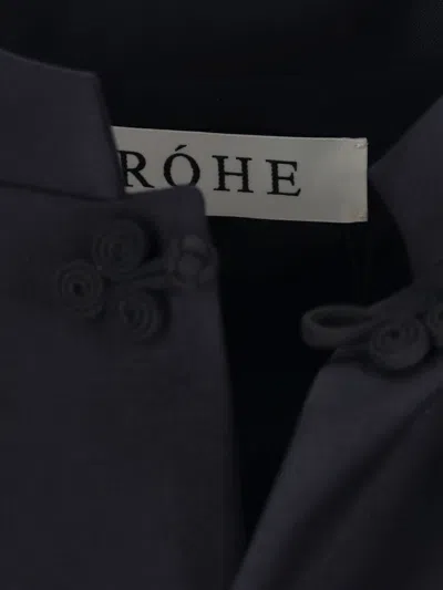 Rohe Mandarin Jacket In Gray