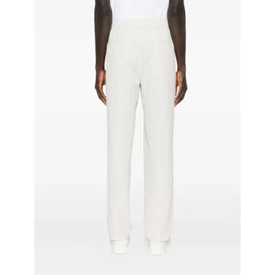 Brunello Cucinelli Drawstring Casual Pants In White