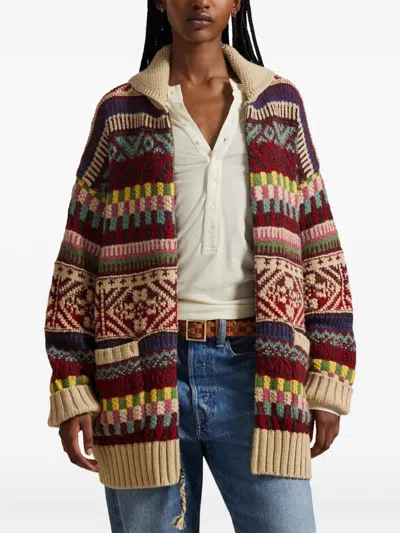 Polo Ralph Lauren Cardigan Mit Schalkragen In Multi