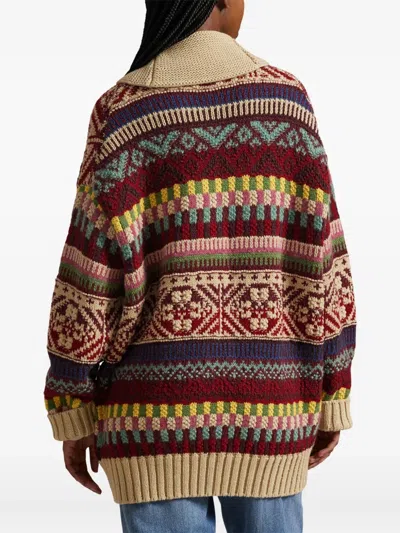 Polo Ralph Lauren Cardigan Mit Schalkragen In Multi