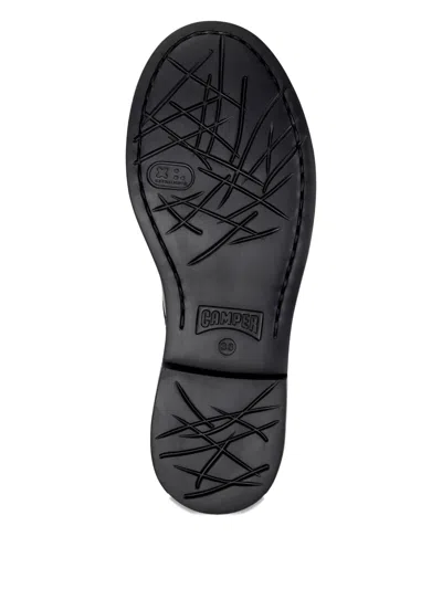 Camper Dean Polka-dot Lace-up Derby Shoes In Black