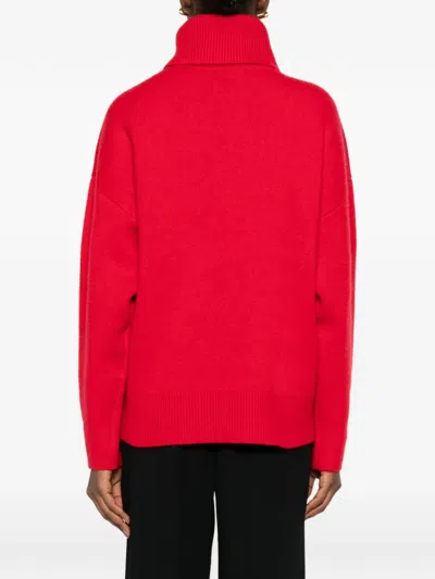 Totême Turtleneck Seater In Red