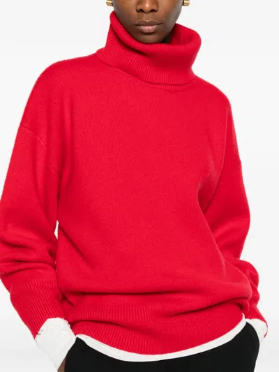 Totême Turtleneck Seater In Red