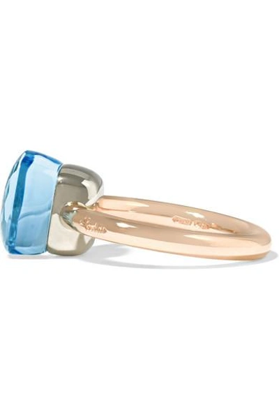 Shop Pomellato Nudo Classic 18-karat Rose Gold Topaz Ring