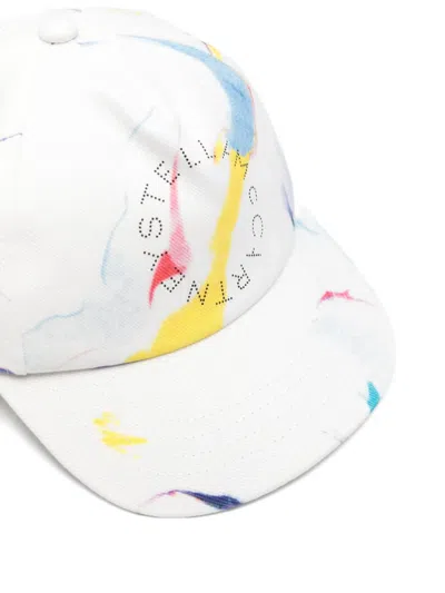 Stella Mccartney Printed Baseball Cap In Multi