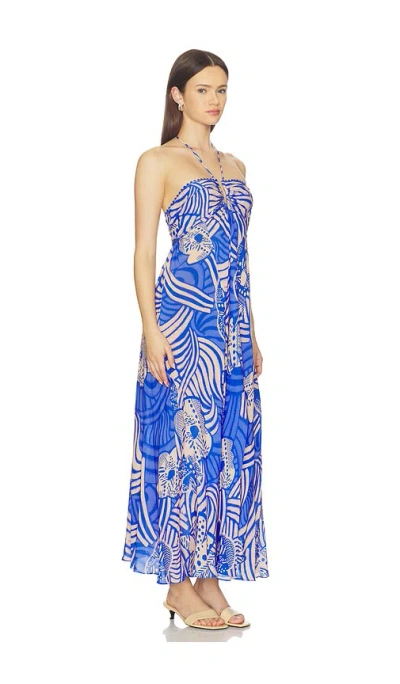 Poupette St Barth Long Dress Carla In Multi