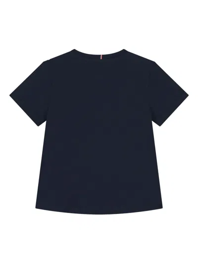 Tommy Hilfiger Junior Logo T-shirt In Blue