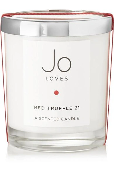 Shop Jo Loves Red Truffle 21 Scented Candle, 185g In Colorless