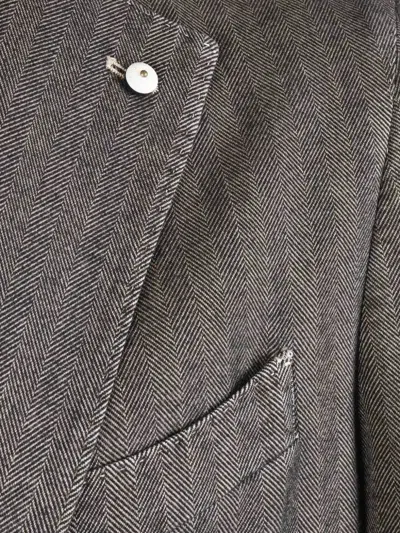 L.b.m 1911 L.b.m. 1911 Single-breasted Jacket In Gray