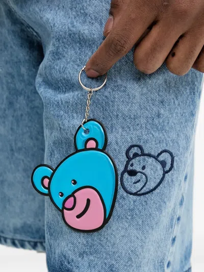 Inbetweeners Graphic Denim Shorts In Multi