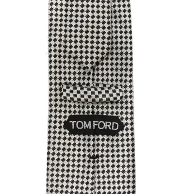 Tom Ford Patterned Tie In Multi